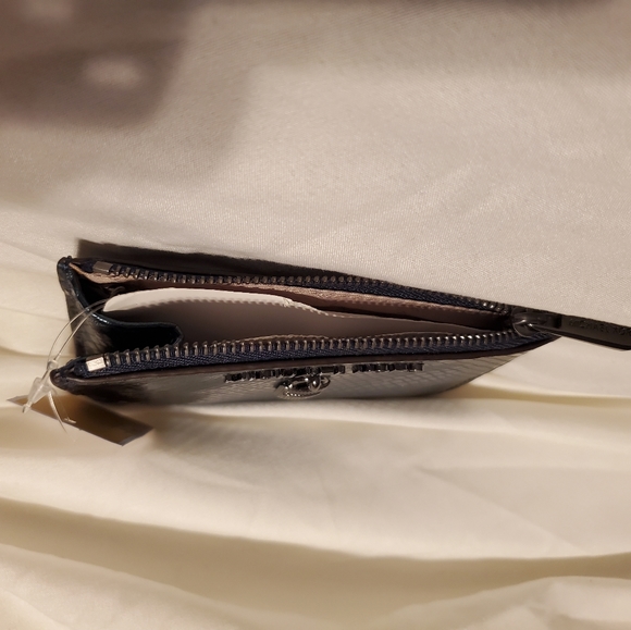 Michael Kors Adele Coin Pouch ID Wallet Midnight - Picture 4 of 4